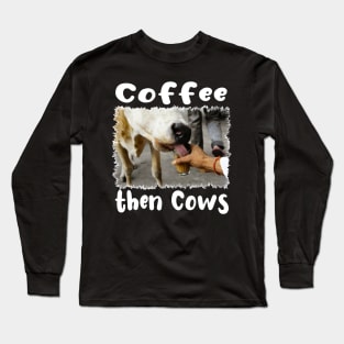 Cute Cows funny Essential Tee Long Sleeve T-Shirt